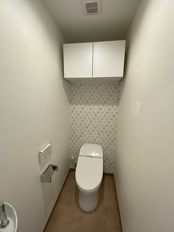 東京都杉並区・M様　トイレの壁紙張り替え (3)