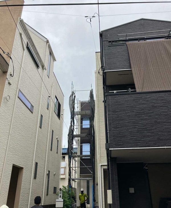 東京都板橋区・W様邸　電気の配線で外れたサイディング外壁の補修工事2
